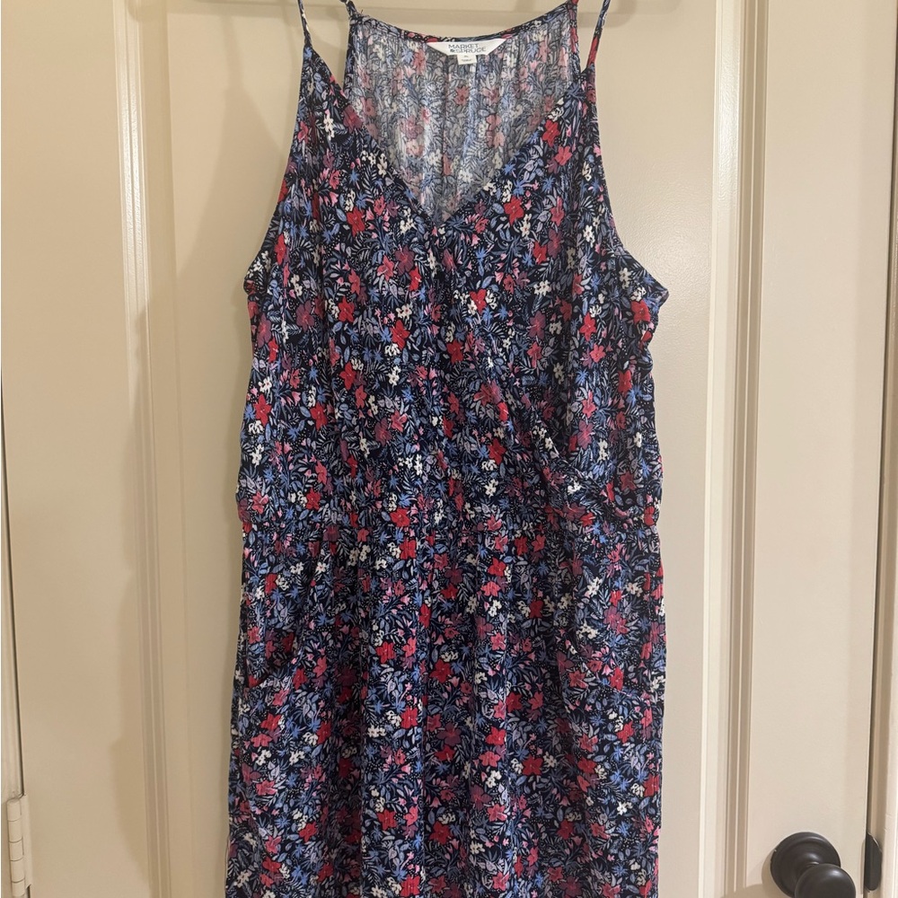 Floral Sleeveless Shorts Romper